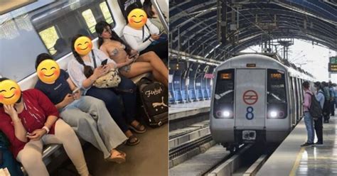 delhi metro naked|On camera: Girl wearing bra and mini skirt spotted in Delhi metro,。